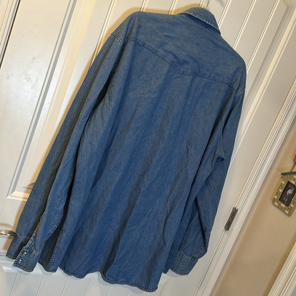 Real Ranch Workwear 2XLT Men’s with pearl snaps. Good used condition. - Picture 7 of 9